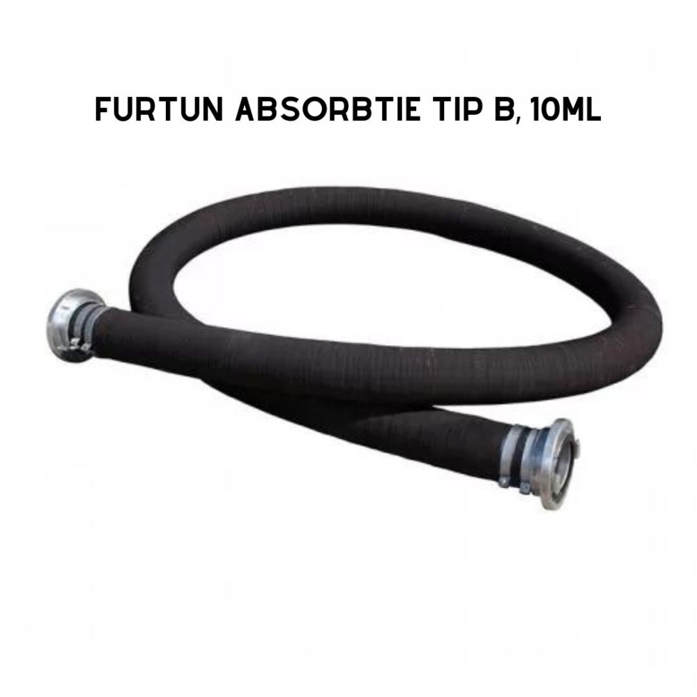 Furtun absorbtie tip B cauciuc cu insertie metalica (10ml) - 10 BAR