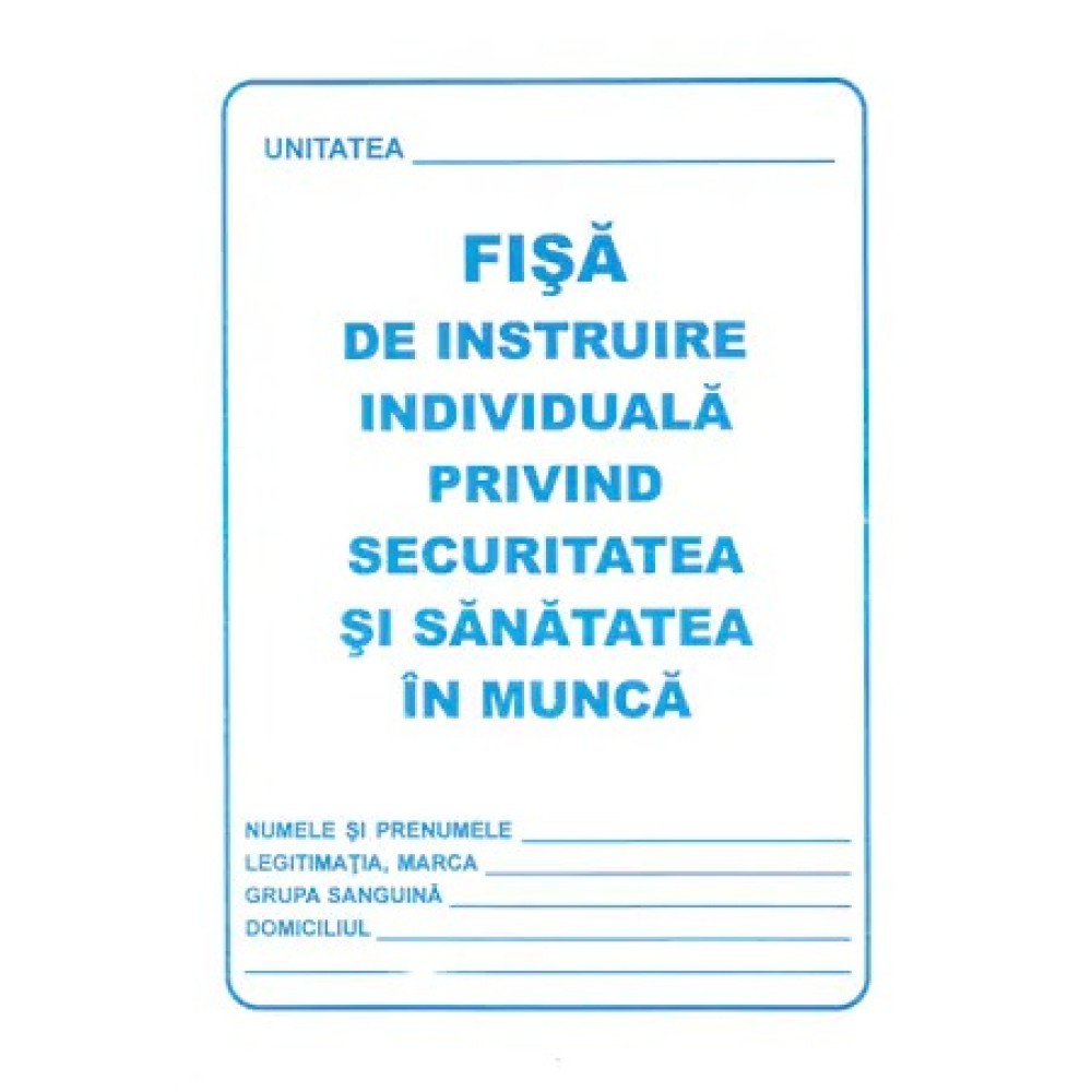 Fisa Protectia Muncii