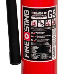 Stingator portativ cu CO2 Tip G5