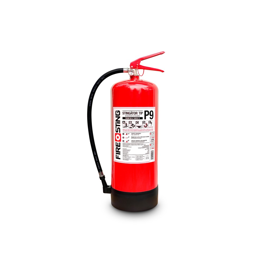 Stingator portativ cu pulbere presurizat tip P9